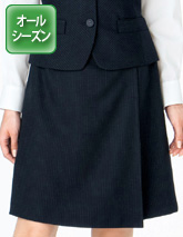 【LC3106-28】キュロットスカート(ネイビー)