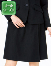 【LC3106-30】キュロットスカート(ブラック)